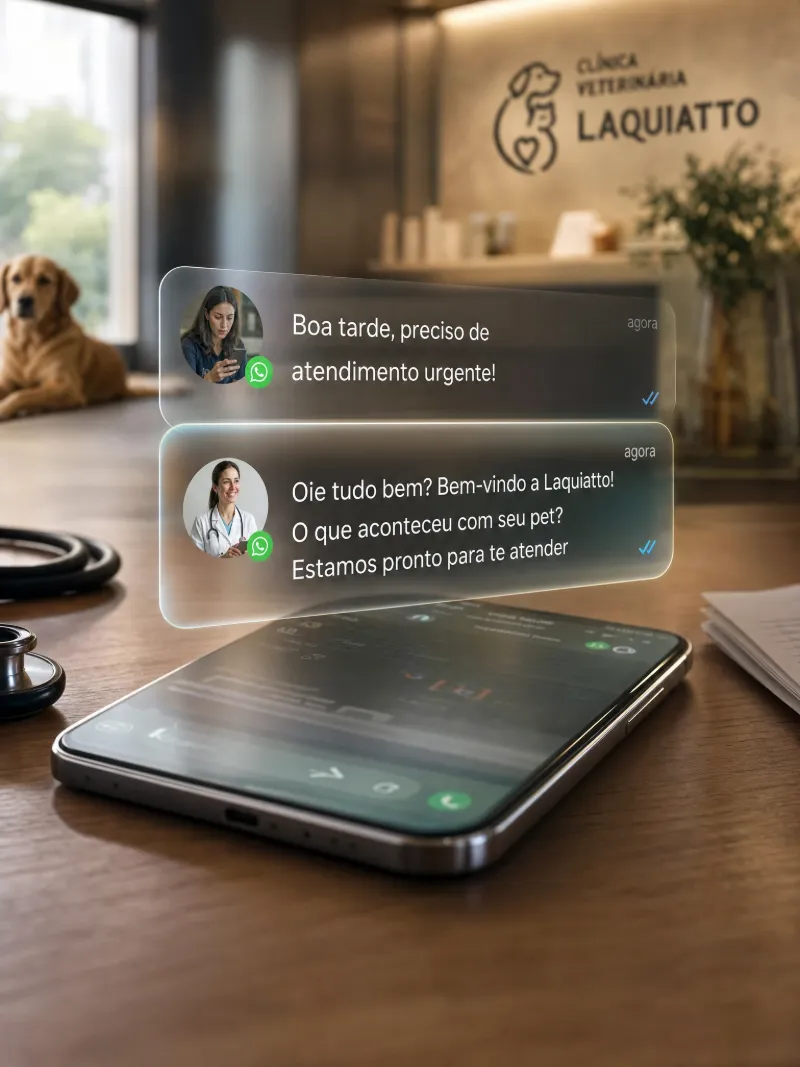 Atendimento da Laquiatto pelo WhatsApp
